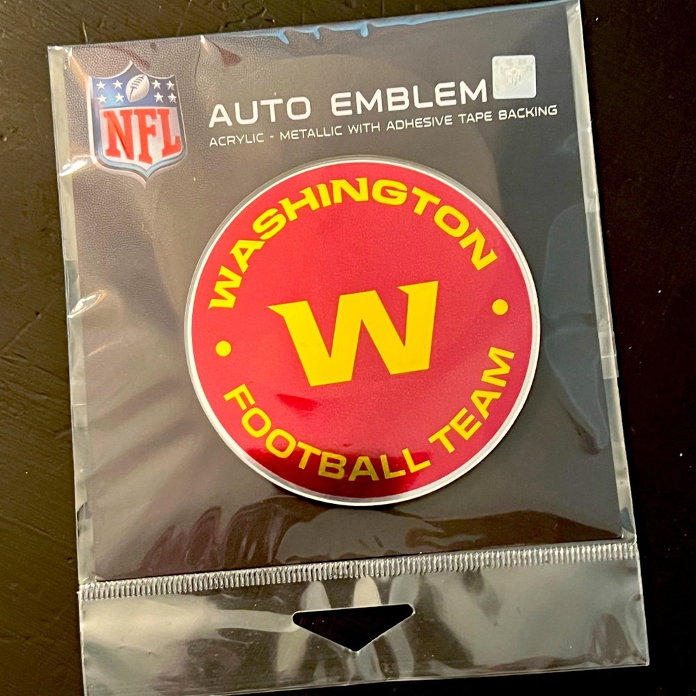 Washington Football Team Auto Emblem